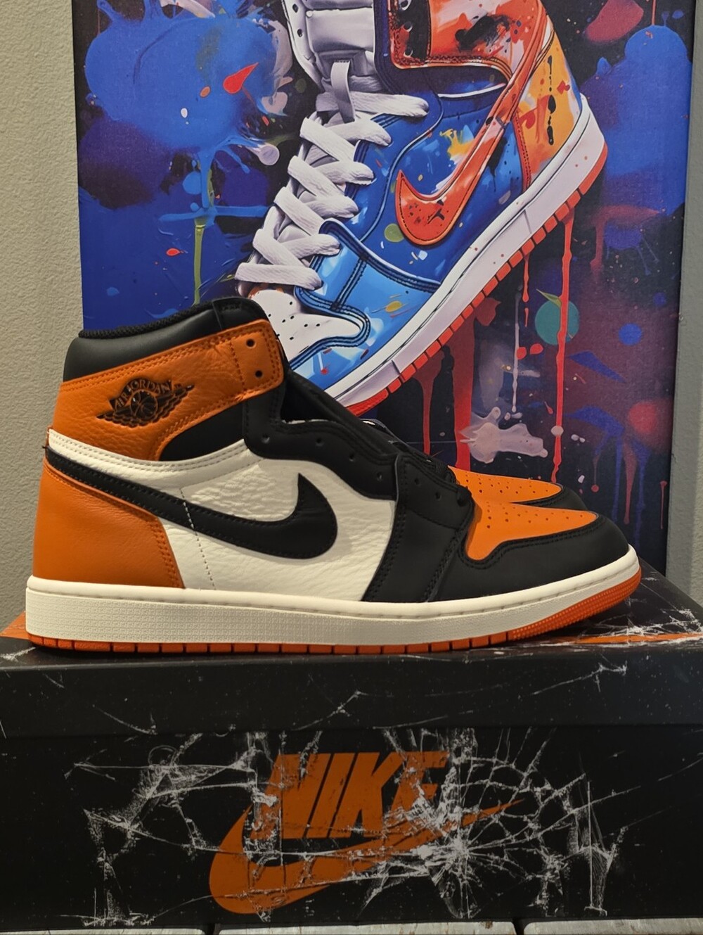 Jordan 1 Retro High OG Shattered Backboard 2025 "Orange"